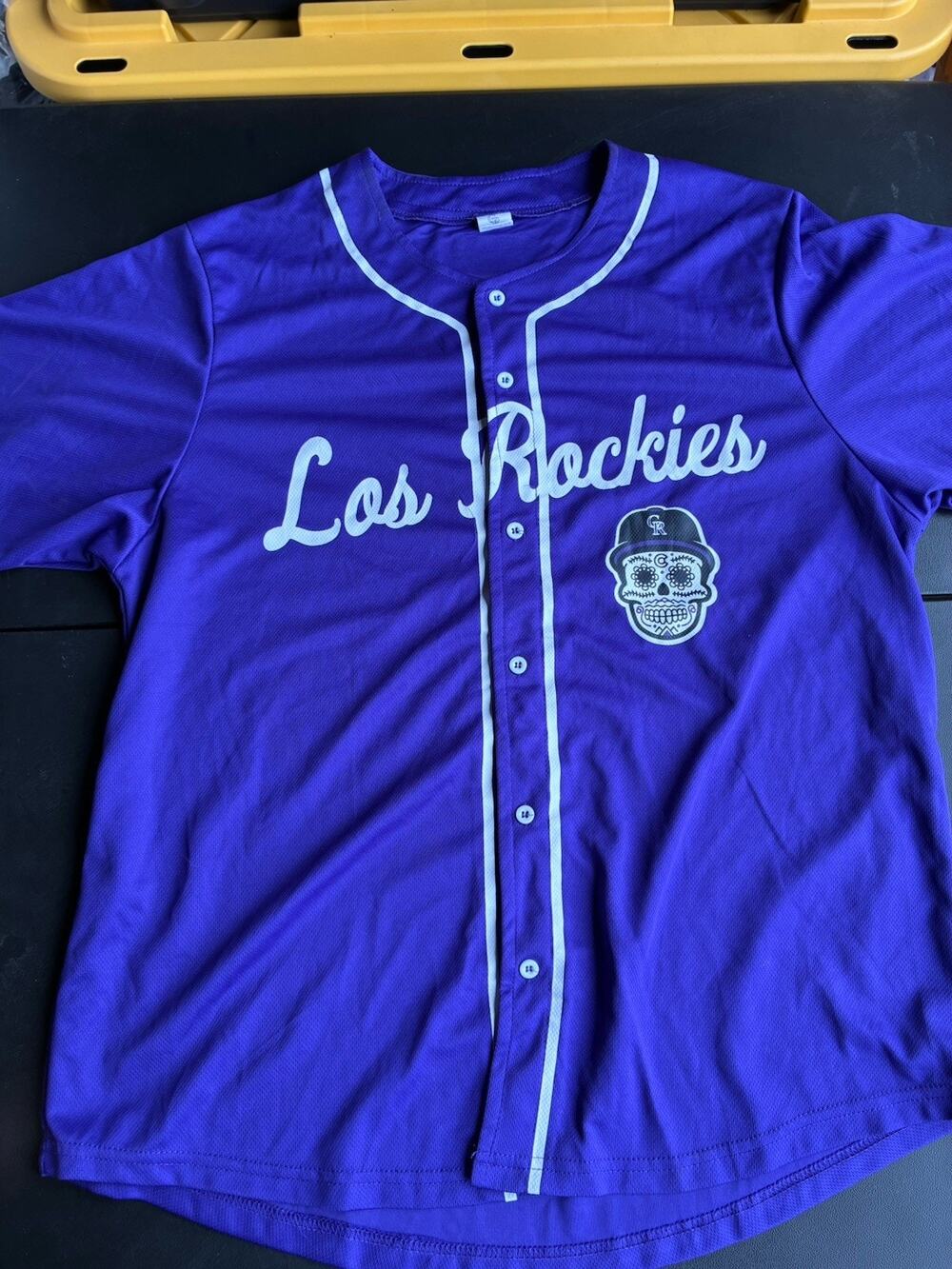 Colorado LOS ROCKIES 2021 Latin Night Authentic MLB Baseball Jersey Size Large